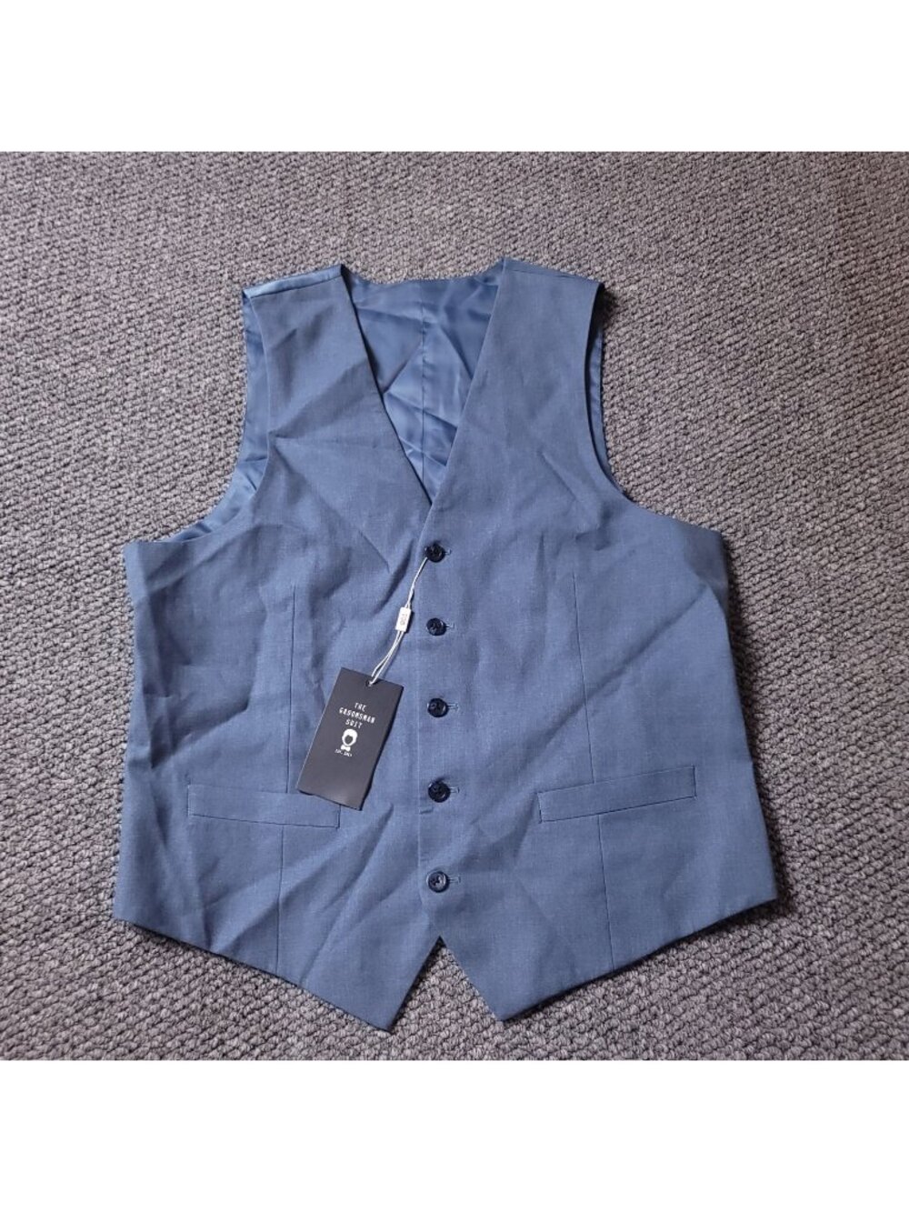 The Groomsman Suit Vest Mens 38 Light Blue Formal Supply Dress Wedding Shop
